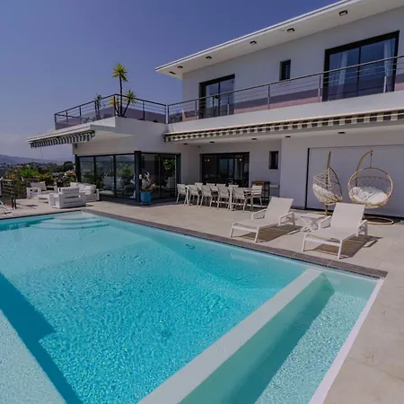 Luxury Pool Sea View 10 People Cannes