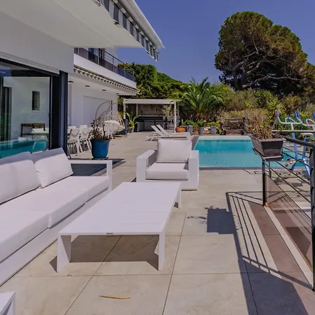 Luxury Pool Sea View 10 People Cannes